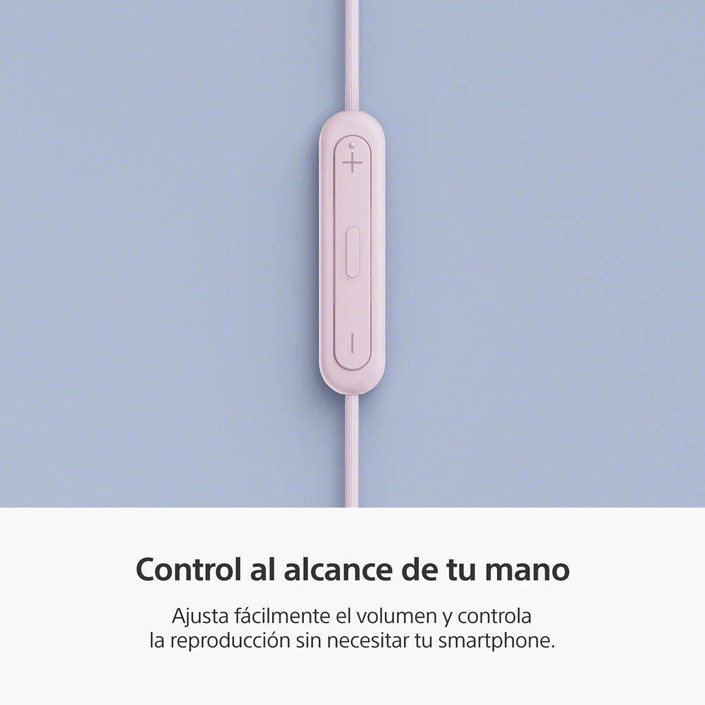 Audífonos internos USB-C con cable Rosado Sony-4