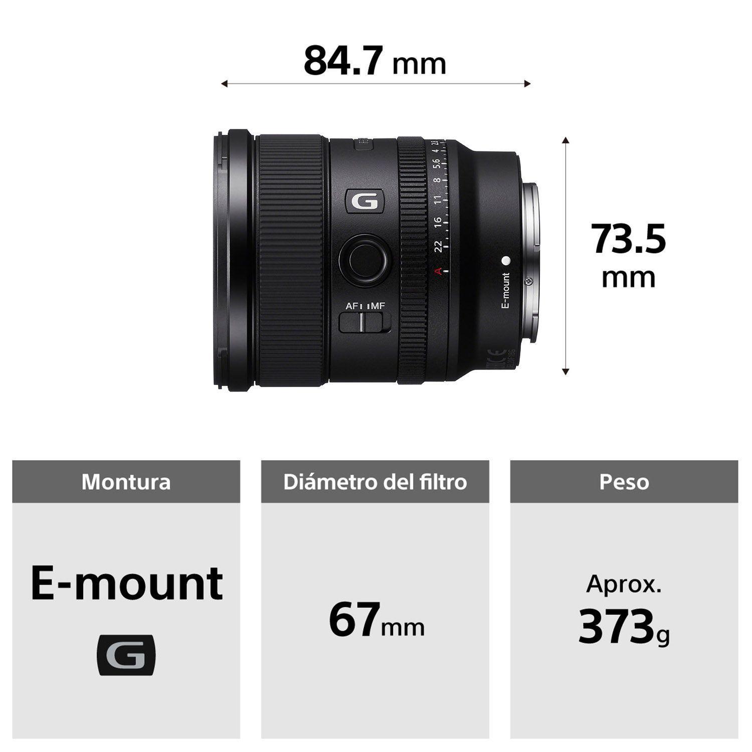 Lente Montura E SEL20F18G-1