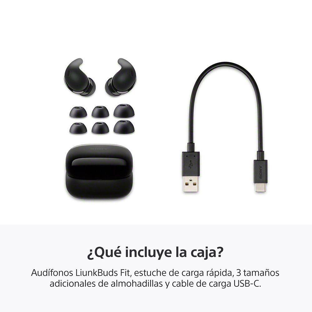 Audífonos inalámbricos con noise canceling LinkBuds Fit Negro-4