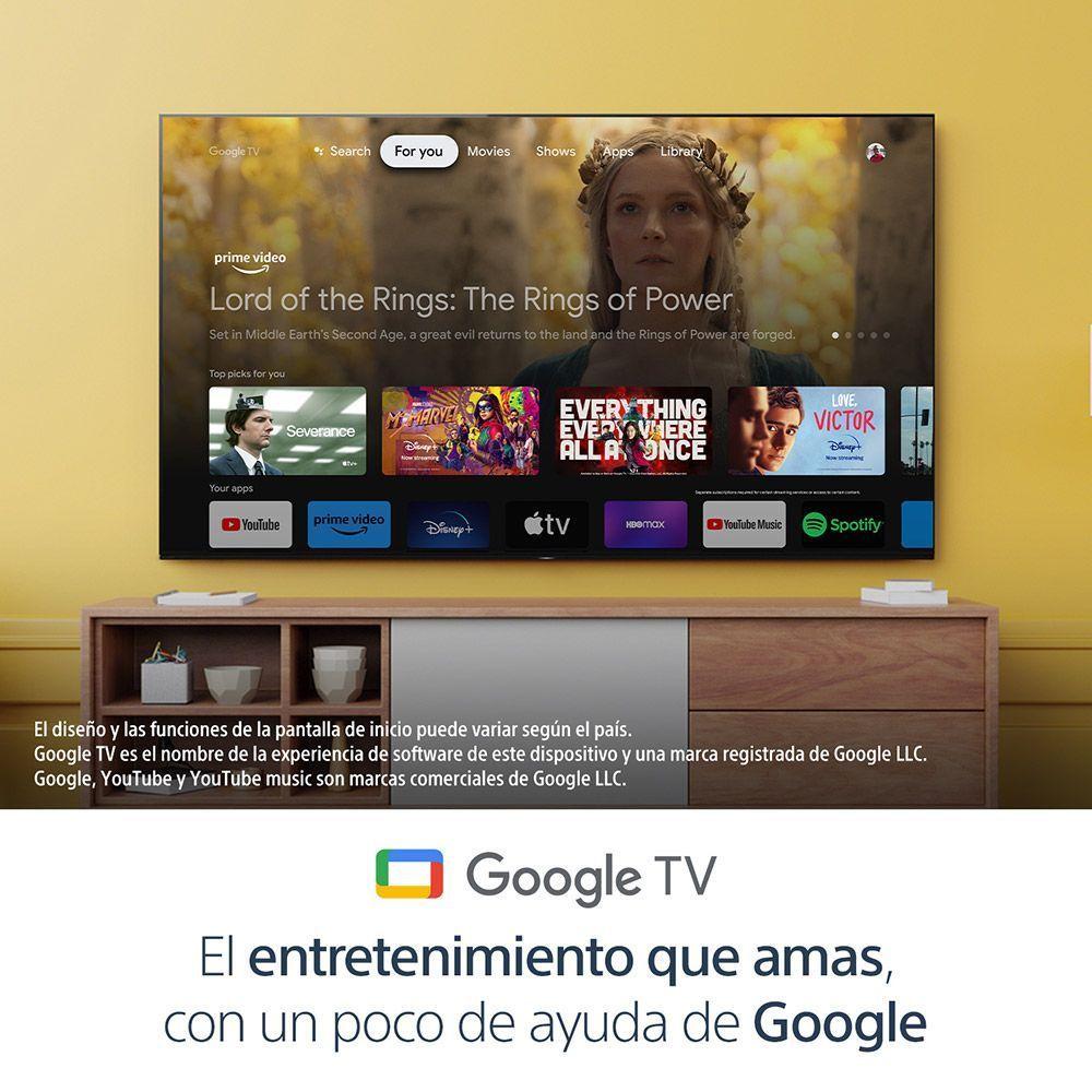 LED Smart TV 50" 4K HDR Google TV KD-50X77L-4