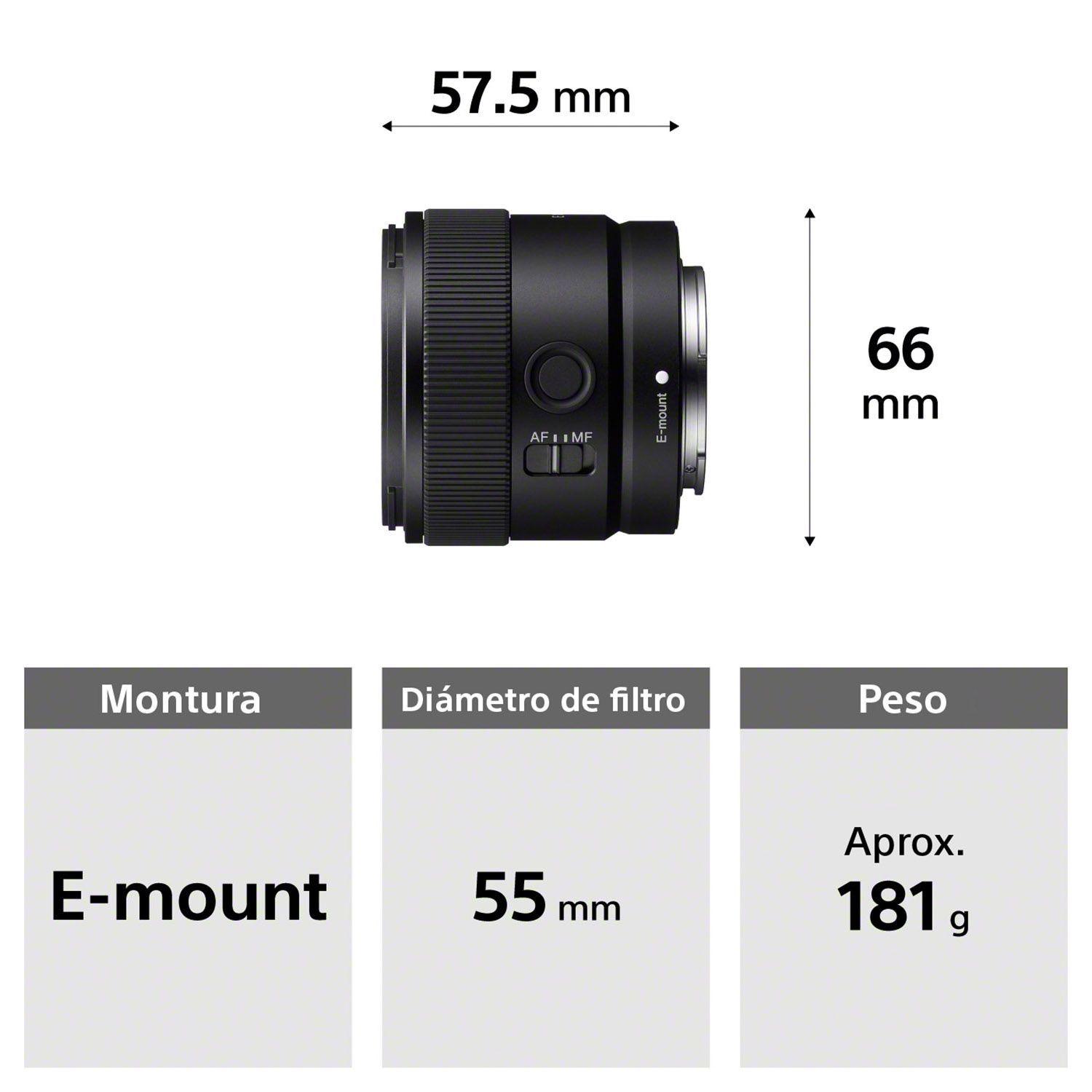 Lente Montura E SEL11F18-4