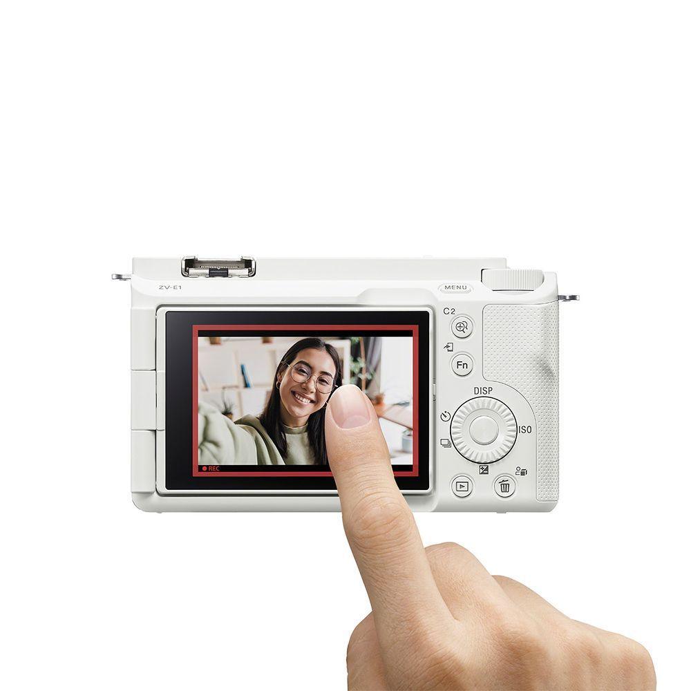 Cámara vlogging full-frame ZV-E1 Blanco-2