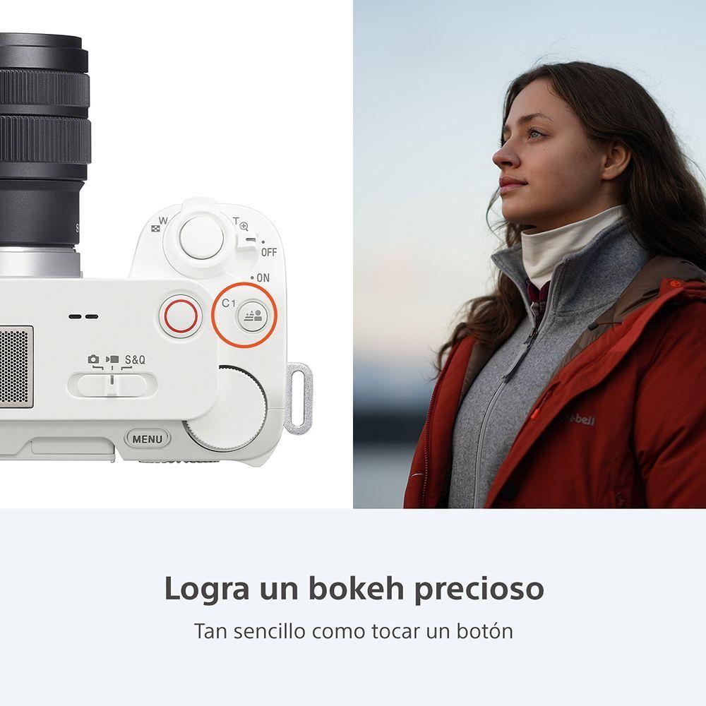 Cámara vlogging full-frame ZV-E1 Blanco-5
