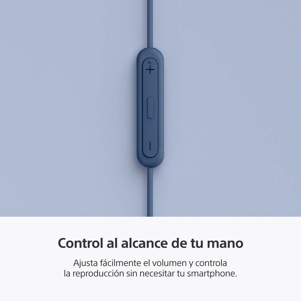 Audífonos internos USB-C con cable Azul Sony-4