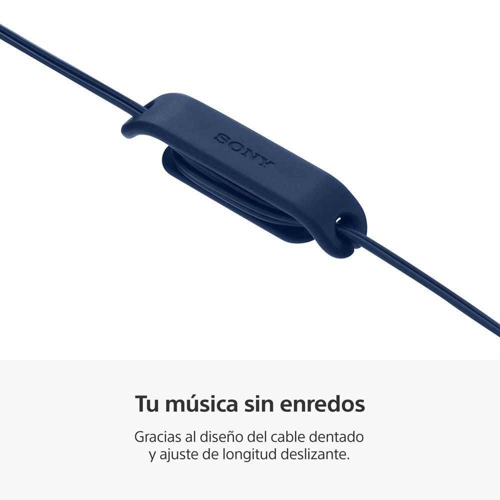 Audífonos internos USB-C con cable Azul Sony-5