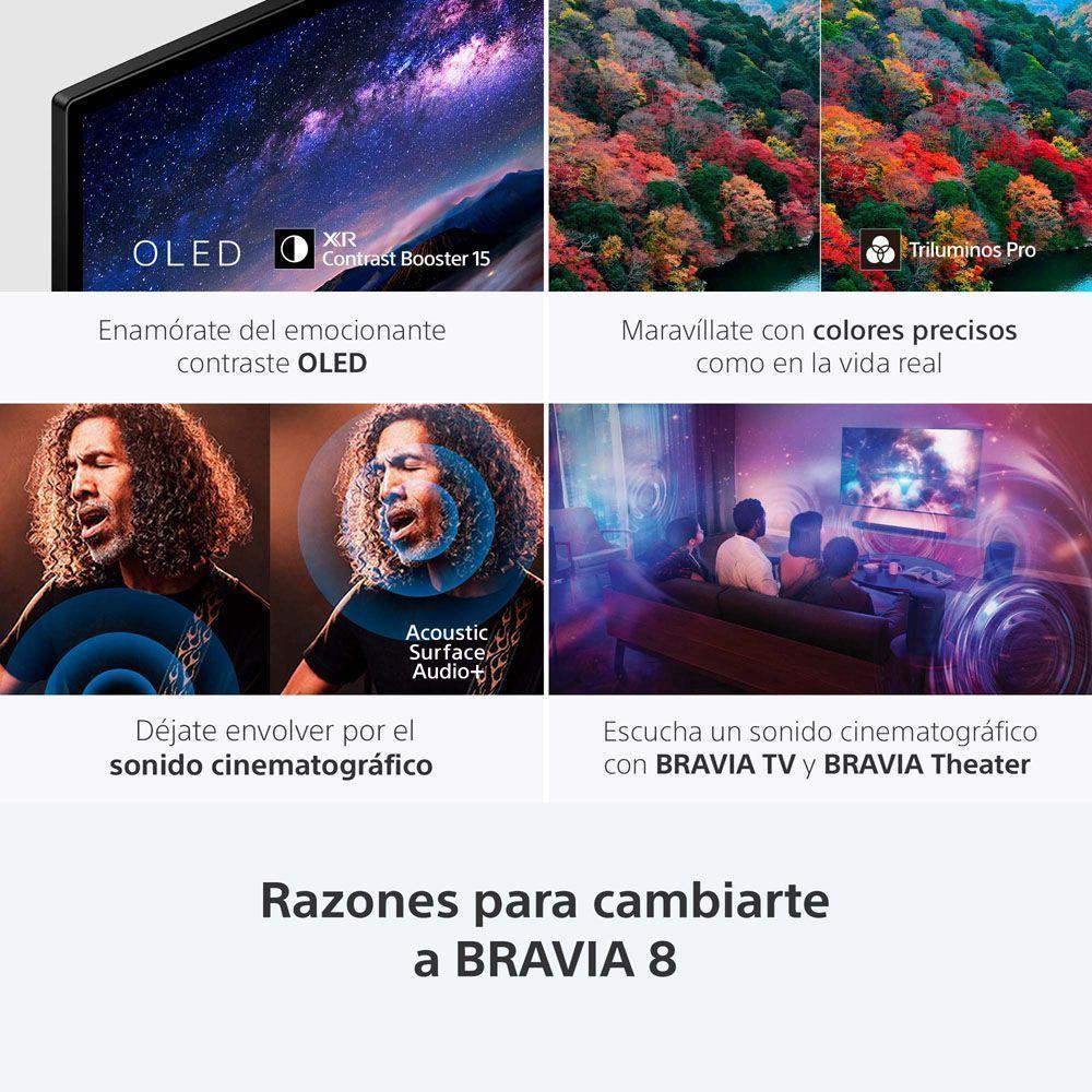 LED Smart TV 77" Bravia 8 K-77XR80  Sony-5