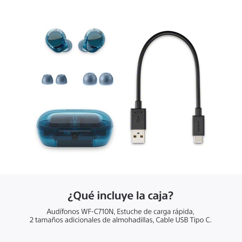 Audífonos inalámbricos con noise cancelling WF-C710N Azul-2