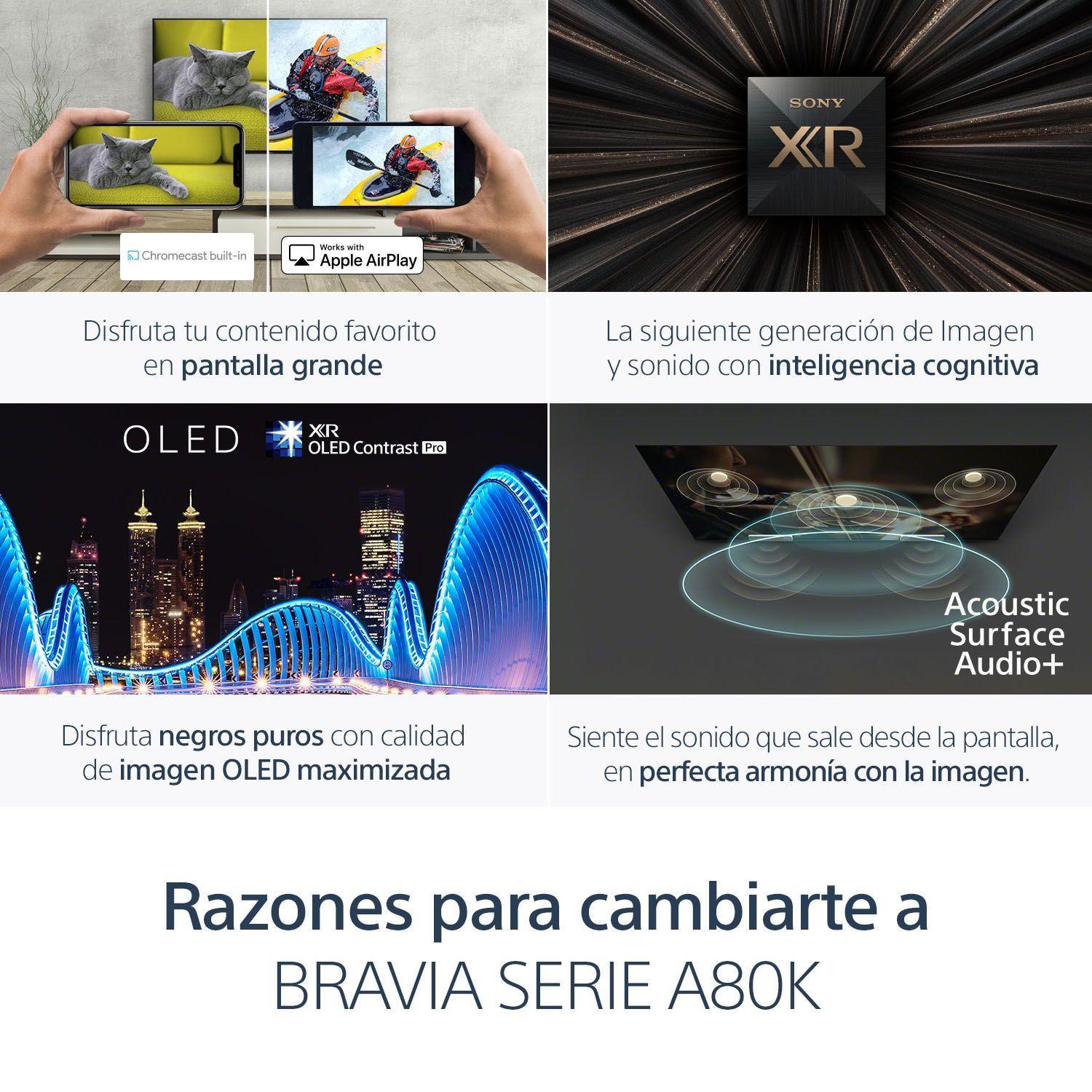 OLED Smart TV Google TV 77' 4K Full HD  XR-77A80K -5