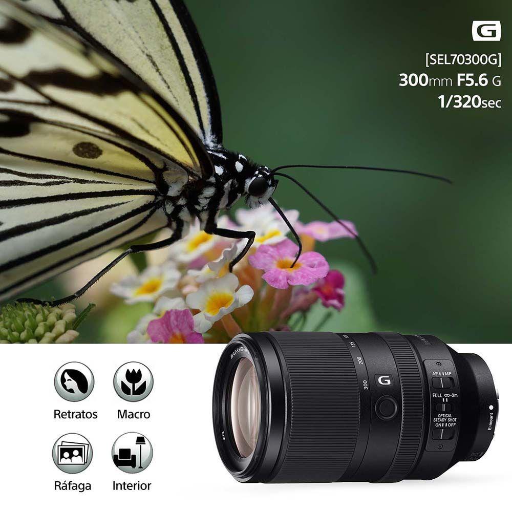 Lente FE 70-300mm F4.5-5-4