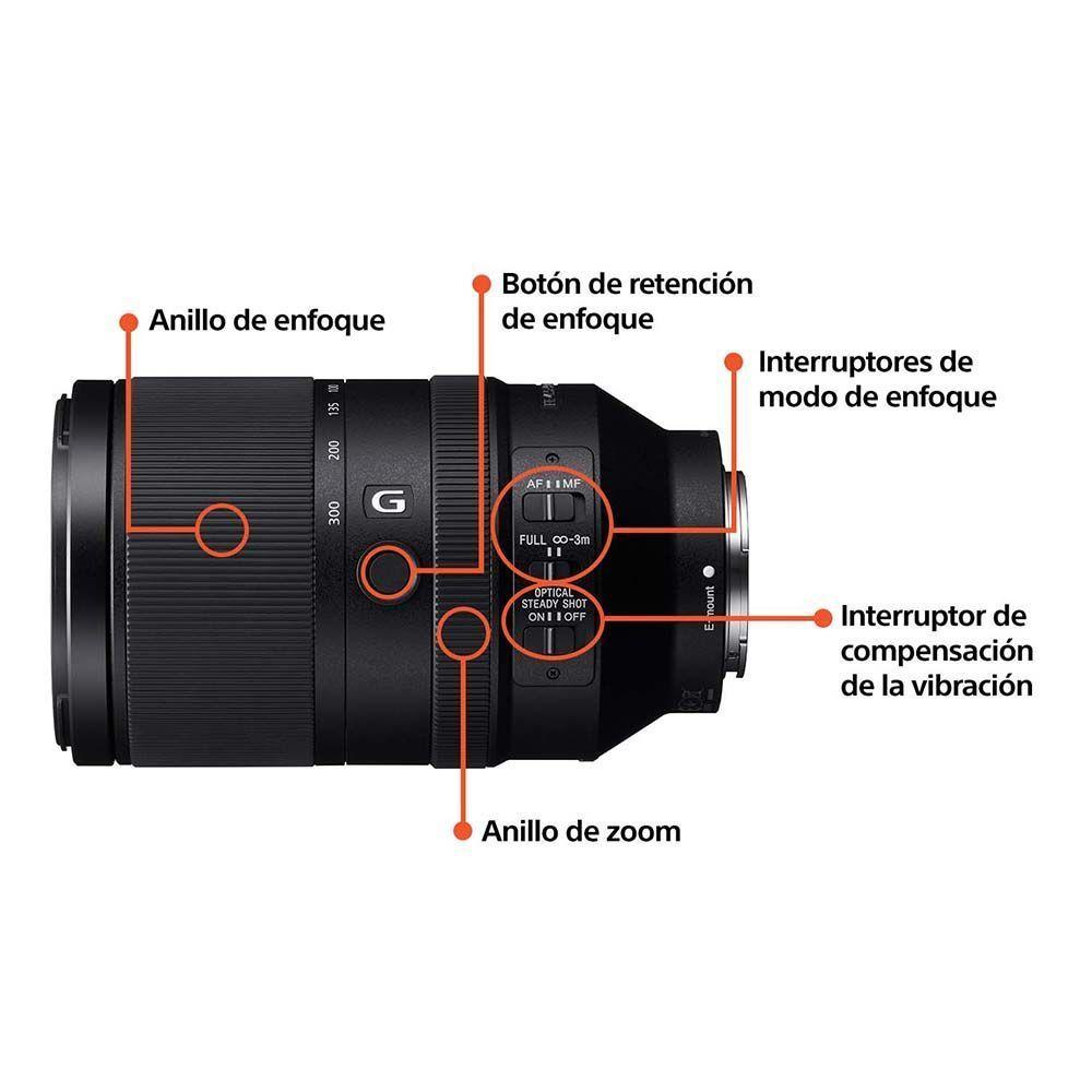 Lente FE 70-300mm F4.5-5-3