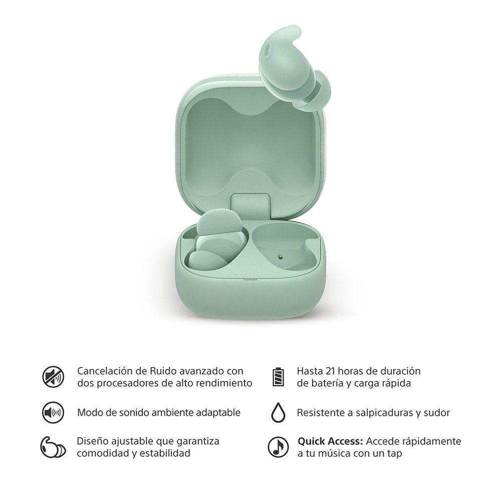 Audífonos inalámbricos con noise canceling LinkBuds Fit Verde-6