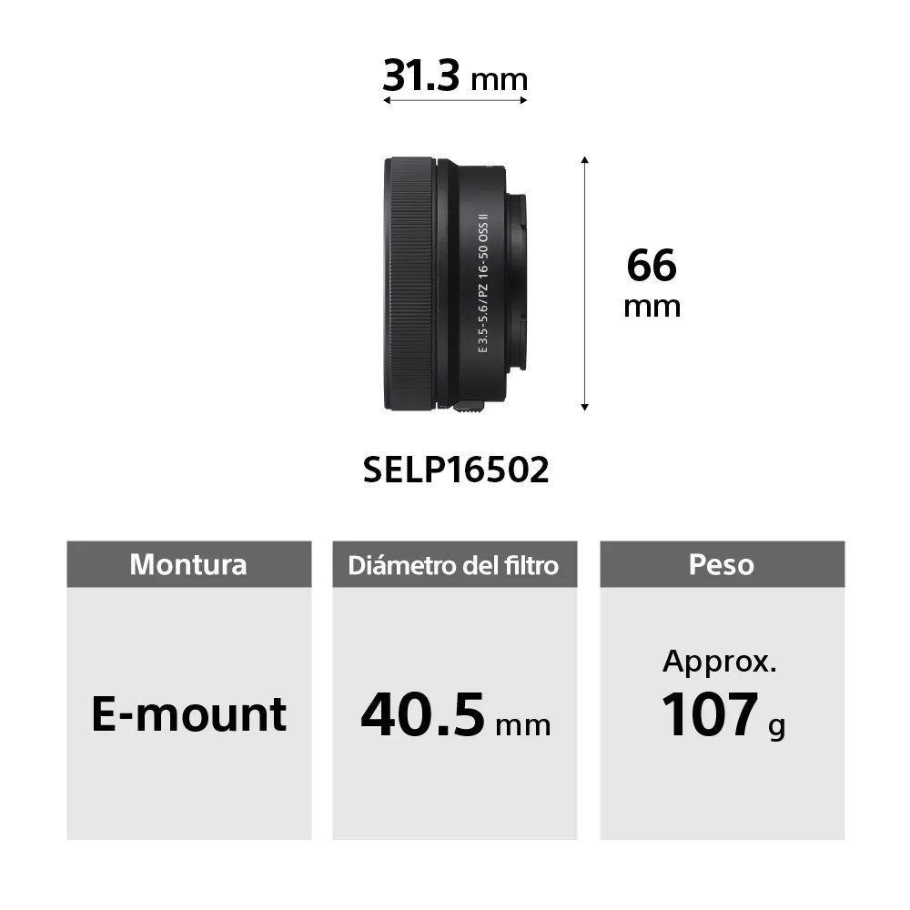 Cámara Digital Mirrorless APS-C A6100 + Lente 16-50mm + Lente 55-210mm-3