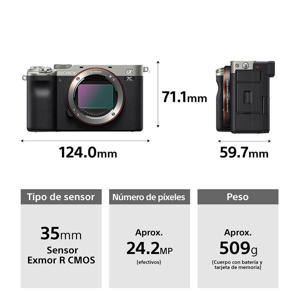 Cámara compacta full-frame Alpha 7C  ILCE-7CL Blanca-4