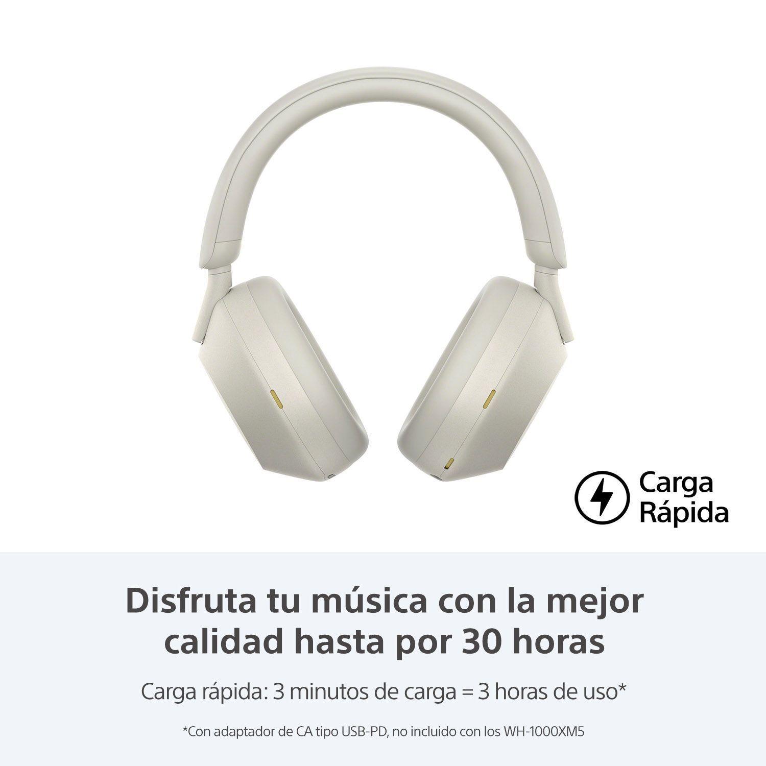 Audífonos Noice Cancelling WH-1000XM5 Plata-1
