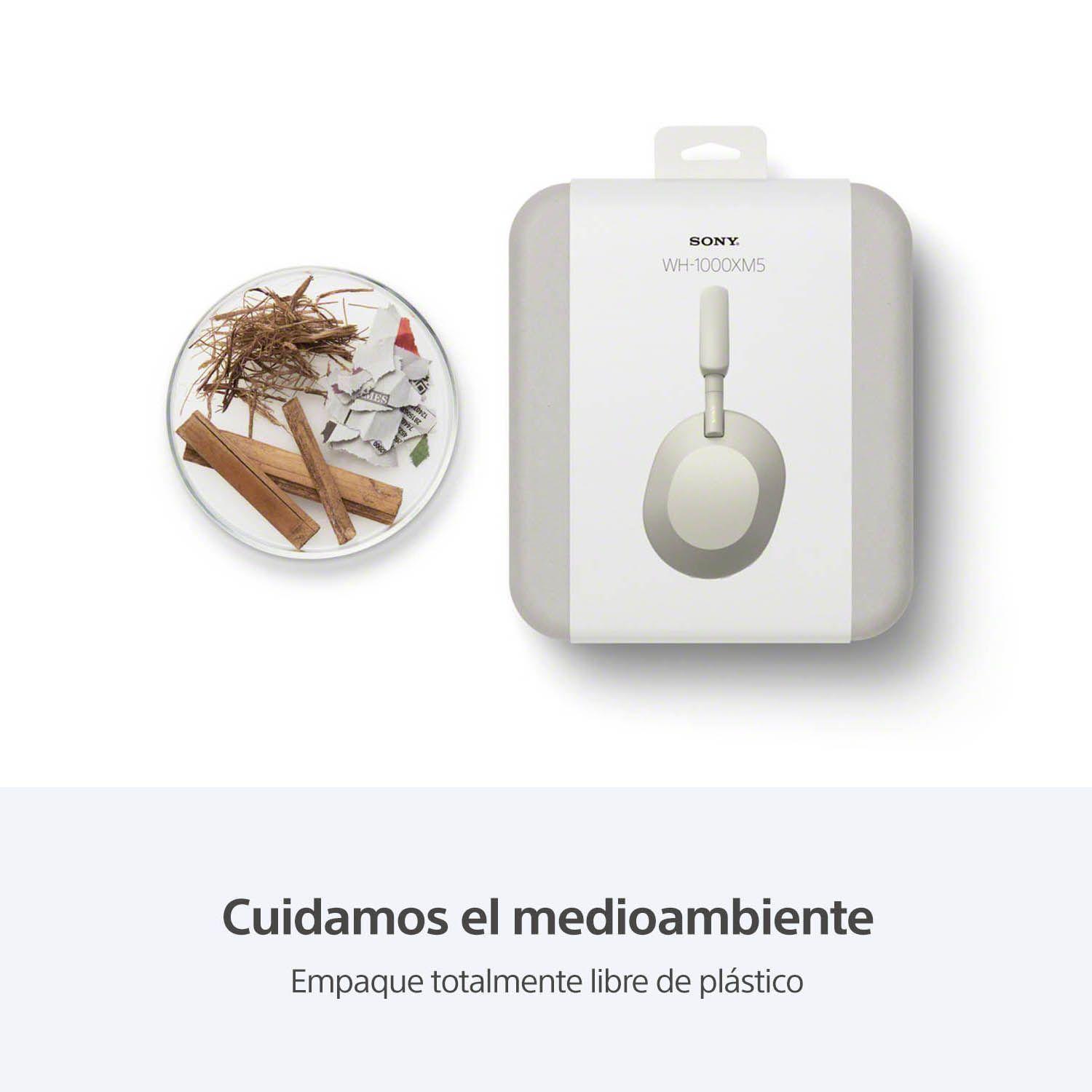 Audífonos Noice Cancelling WH-1000XM5 Plata-2