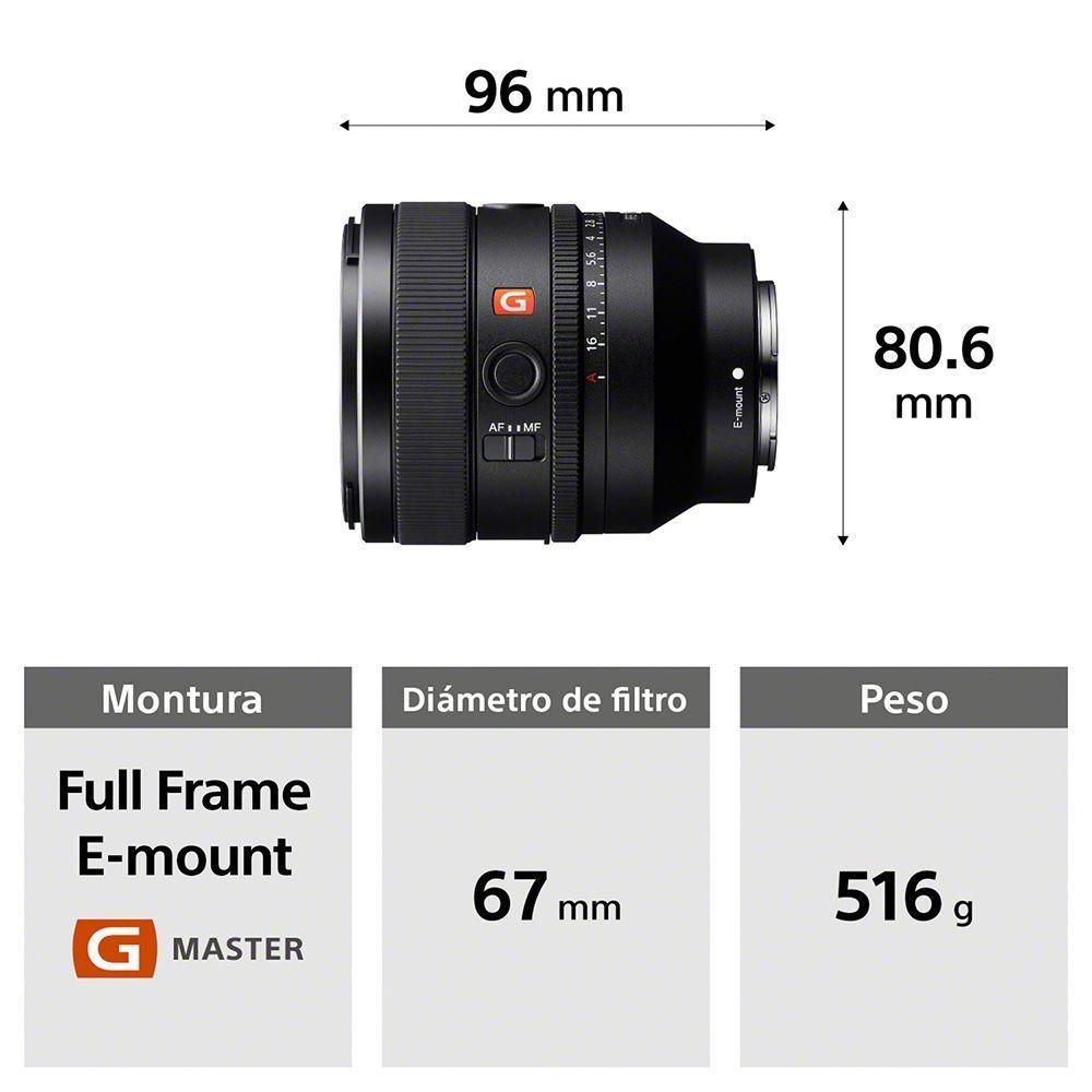 Lente FE 50 mm F1,4 GM-1