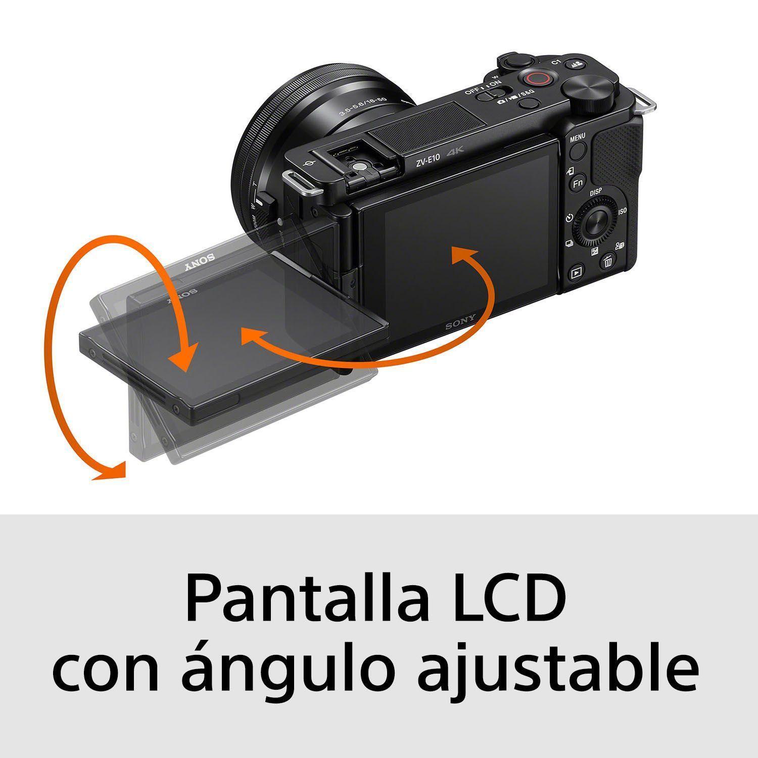 Cámara digital con lente intercambiable para vloggers ZV-E10L-2