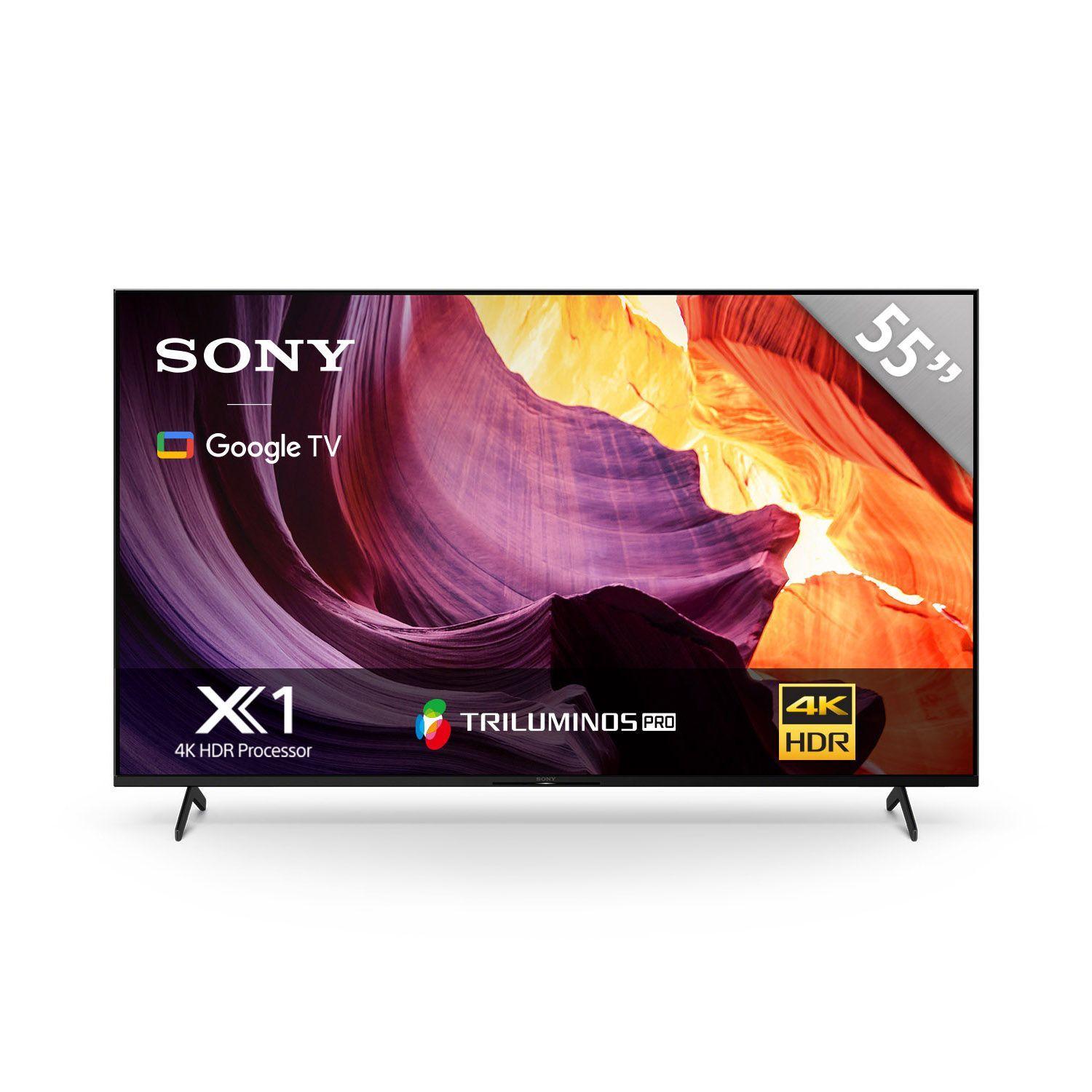 LED Smart TV 55' 4K Ultra HD Google TV KD-55X80K -0