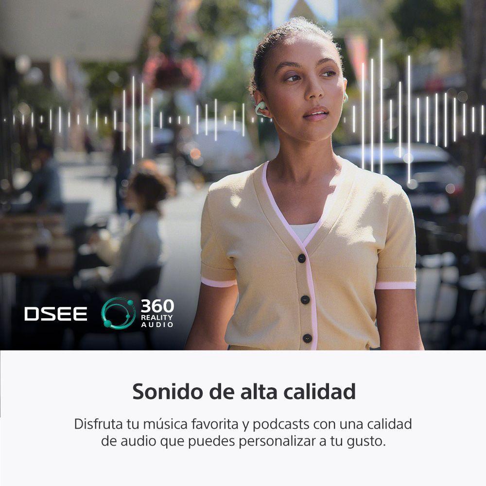 Audifonos inalambricos LinkBuds Clip Verde-3