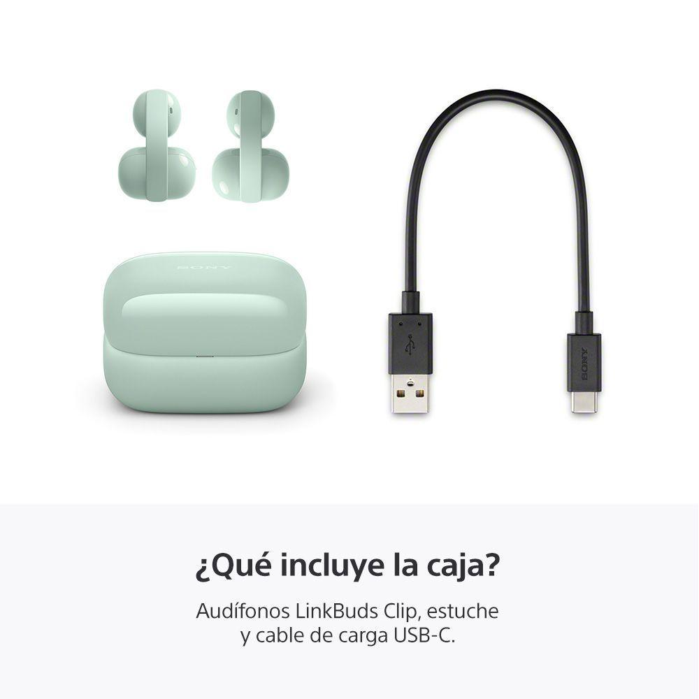Audifonos inalambricos LinkBuds Clip Verde-7