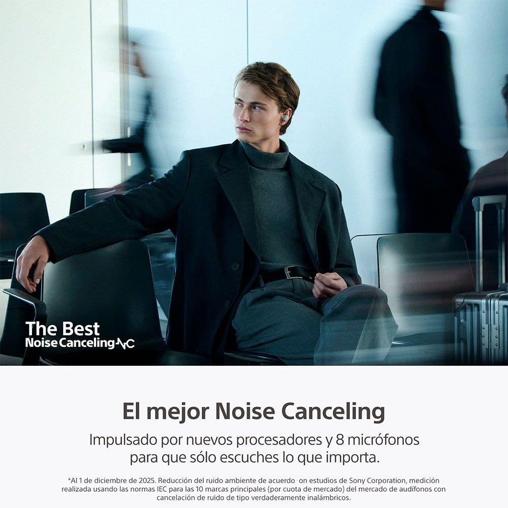Aud fonos inal mbricos noise cancelling Sony WF 1000XM6 Gris-2