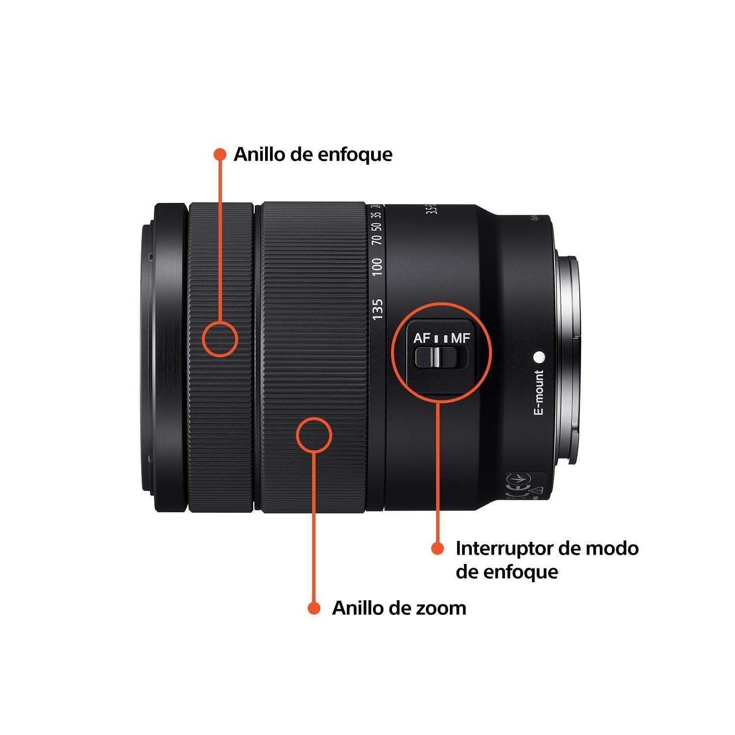 Lente Montura E SEL18135-3