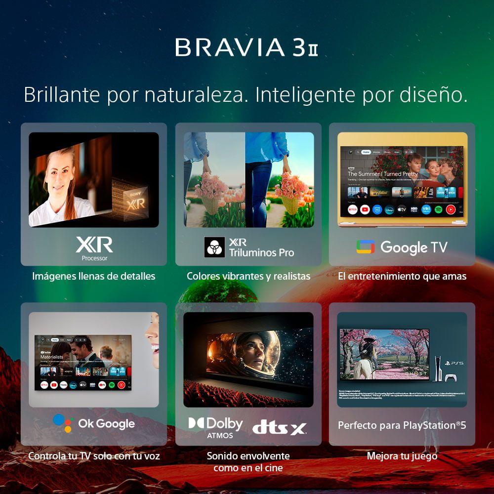 LED Smart TV  Bravia 3 II Sony 4K Ultra HD K-85XR30M2-2