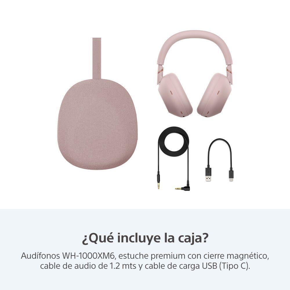 Audifonos Bluetooth Noise Cancelling WH 1000XM6 Rosado Sony-8