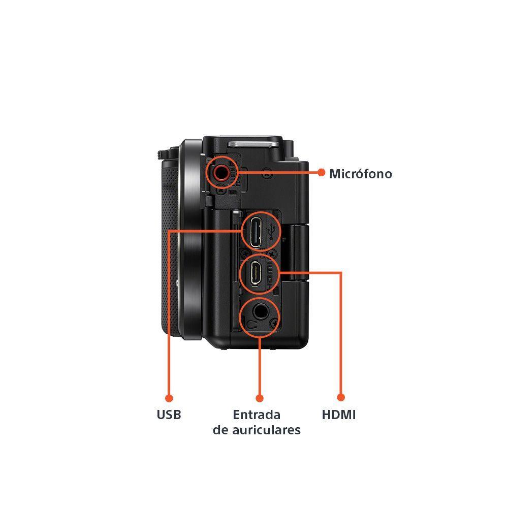 Cámara Vlogger con lente intercambiable Sony ZV-E10K-2