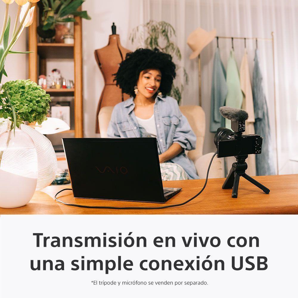 Cámara Vlogger con lente intercambiable Sony ZV-E10K-7