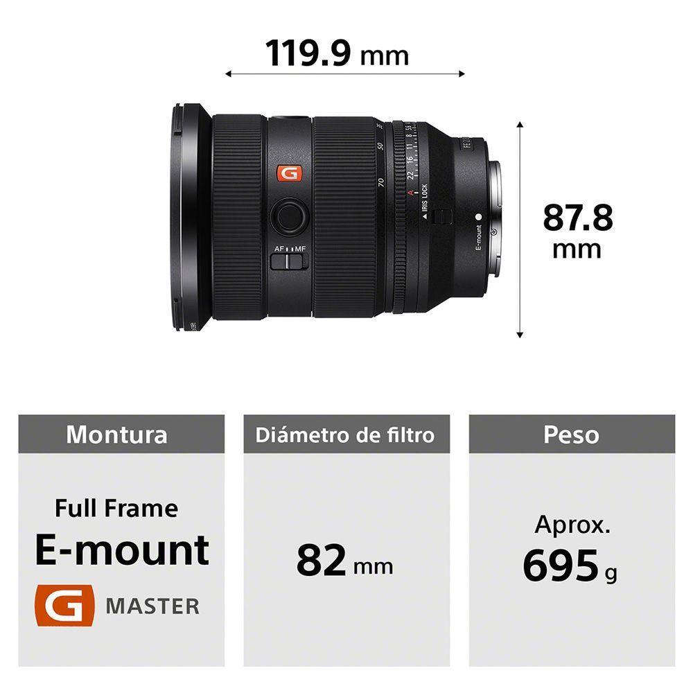 Lente FE 24-70 mm F2,8 GM-2