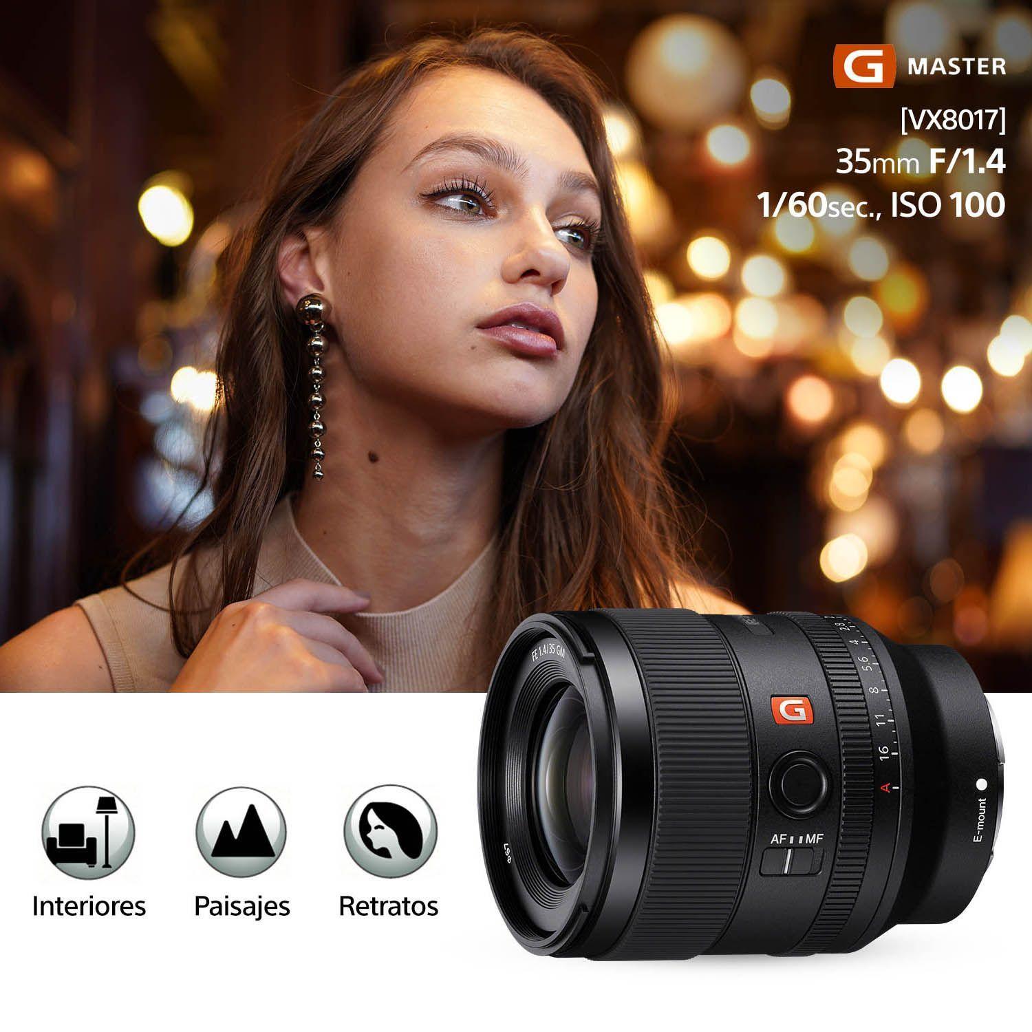 Lente montura E Con formato Full Frame, Prime gran angular G Master SEL35F14GM-5