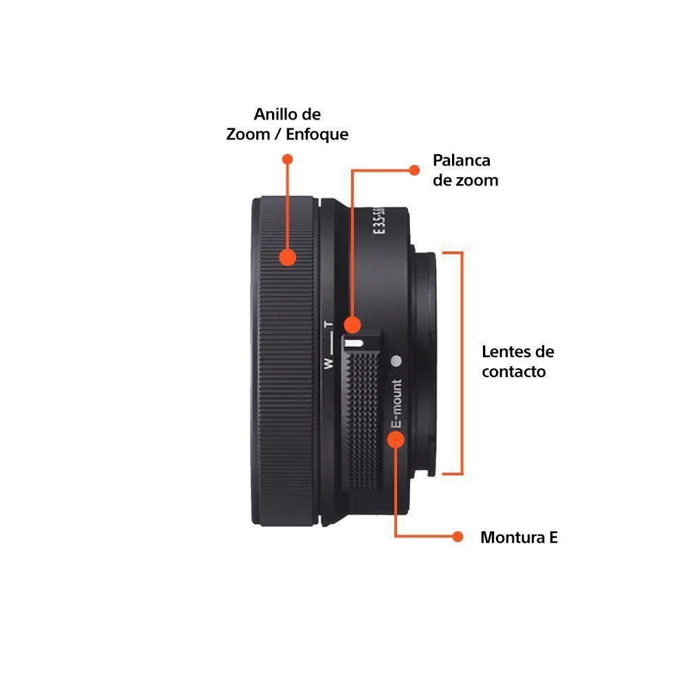 Cámara ZV-E10 II para videoblogs + Lente SELP16502-4