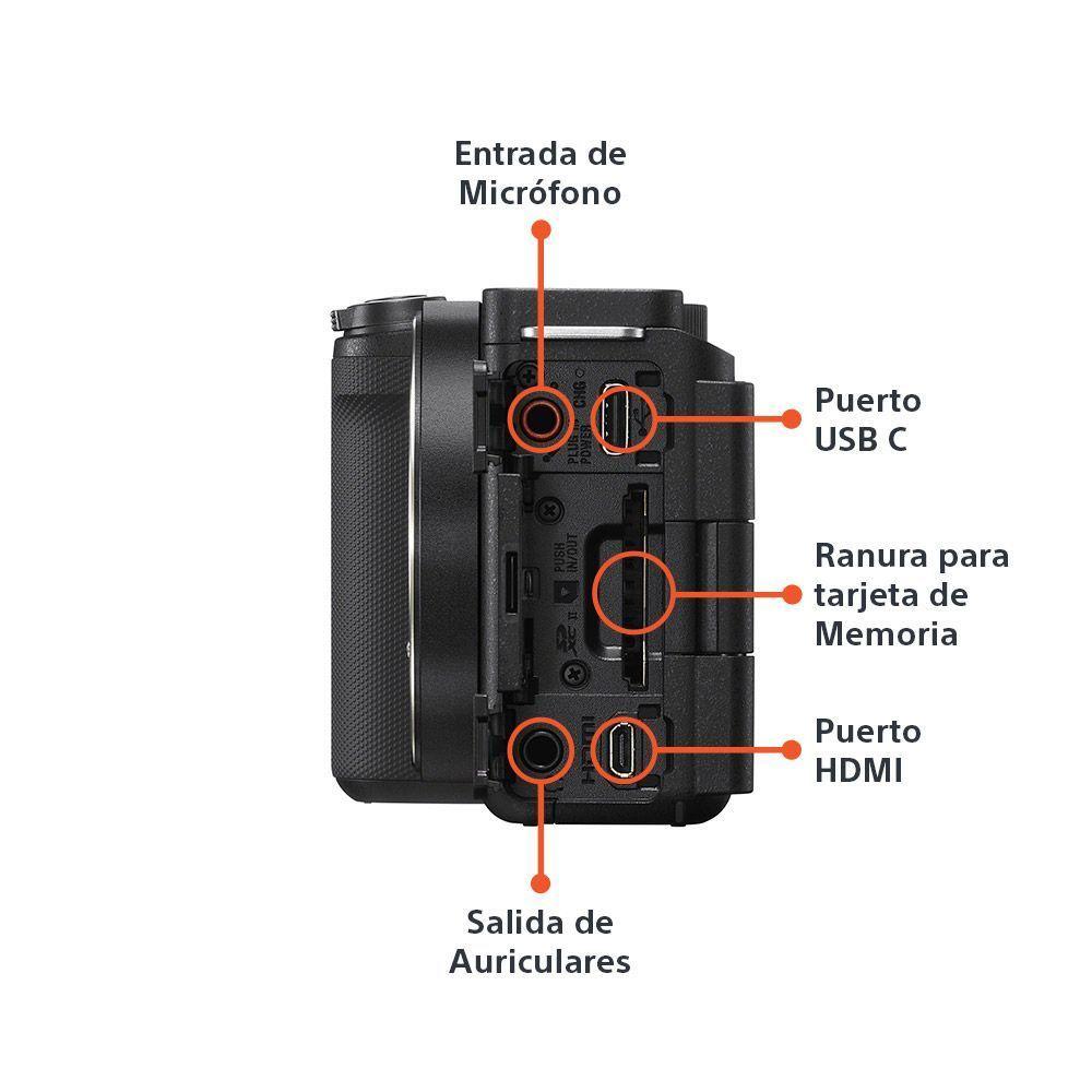 Cámara ZV-E10 II para videoblogs + Lente SELP16502-6