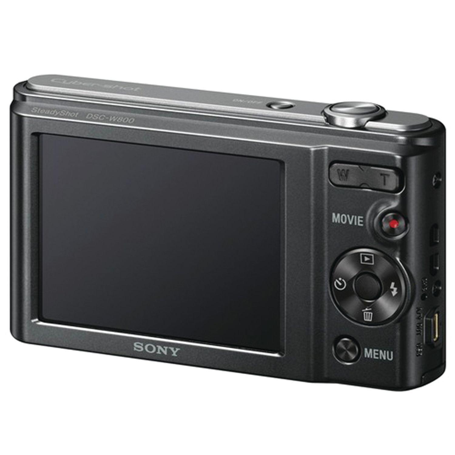 Cámara compacta con zoom óptico de 5x DSC-W800 Negra-3