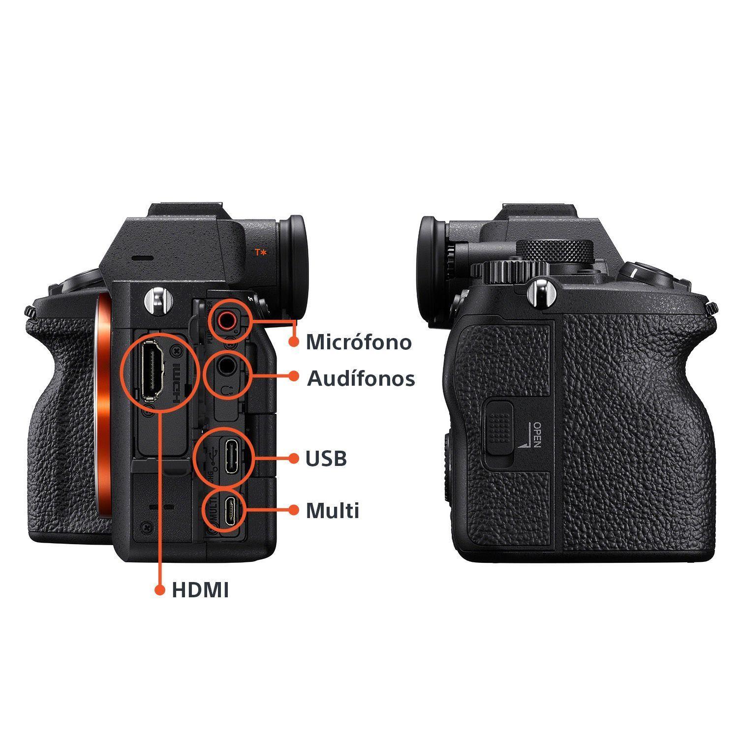 Cámara Profesional Mirrorless ILCE-7M4-3