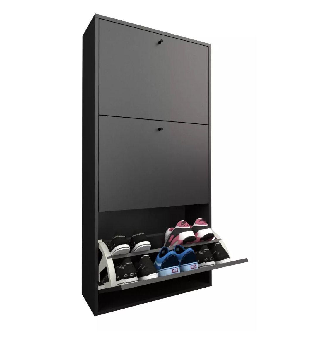 Zapatero Organizador Calzado Para 18 Pares 3 Puertas-3