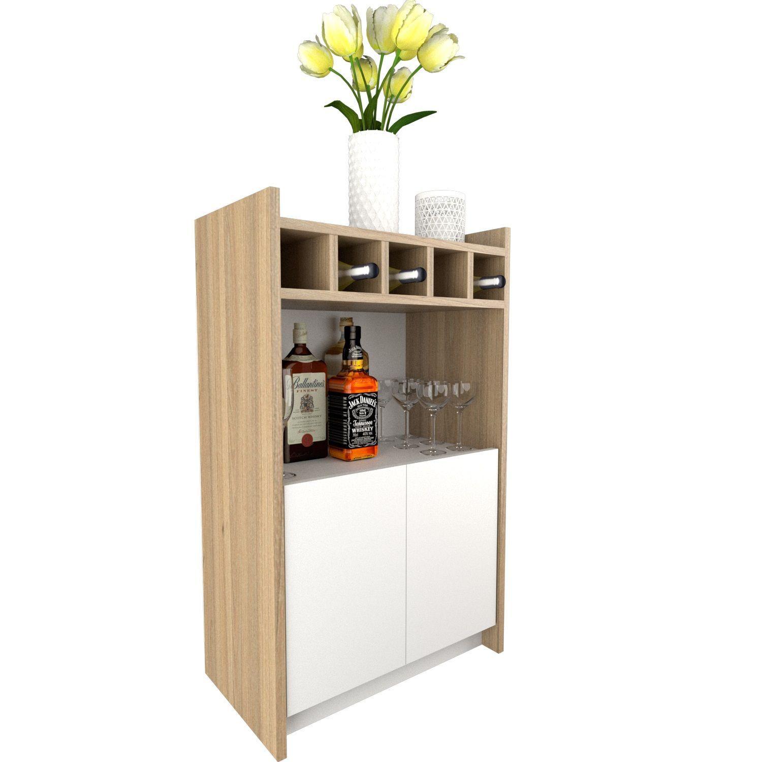 Mesa Recibidor Cava Organizador Vinos Funcional-3