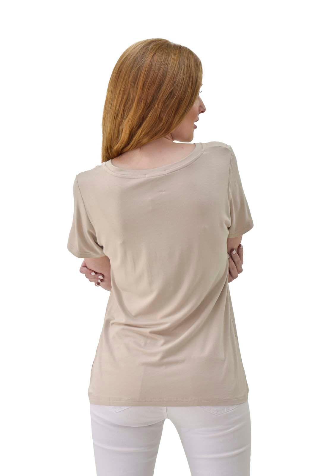 Polera simbolos beige Alexandra Cid-2