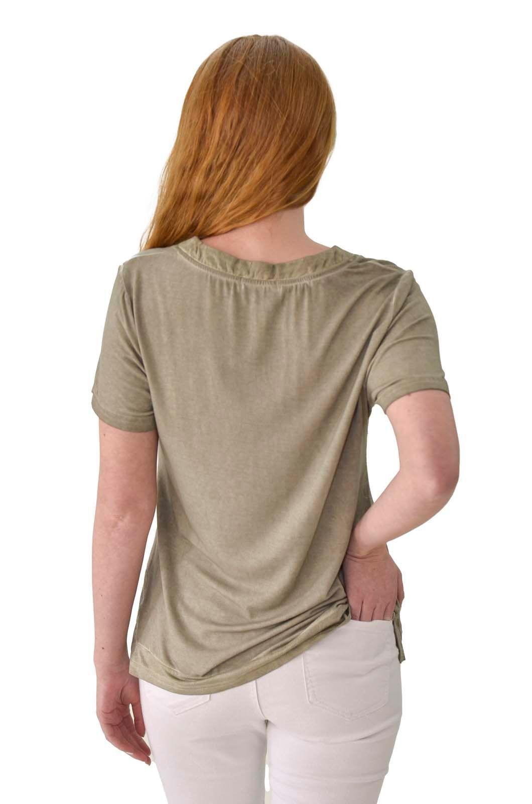 Polera aplicacion swead olivo Alexandra Cid-3