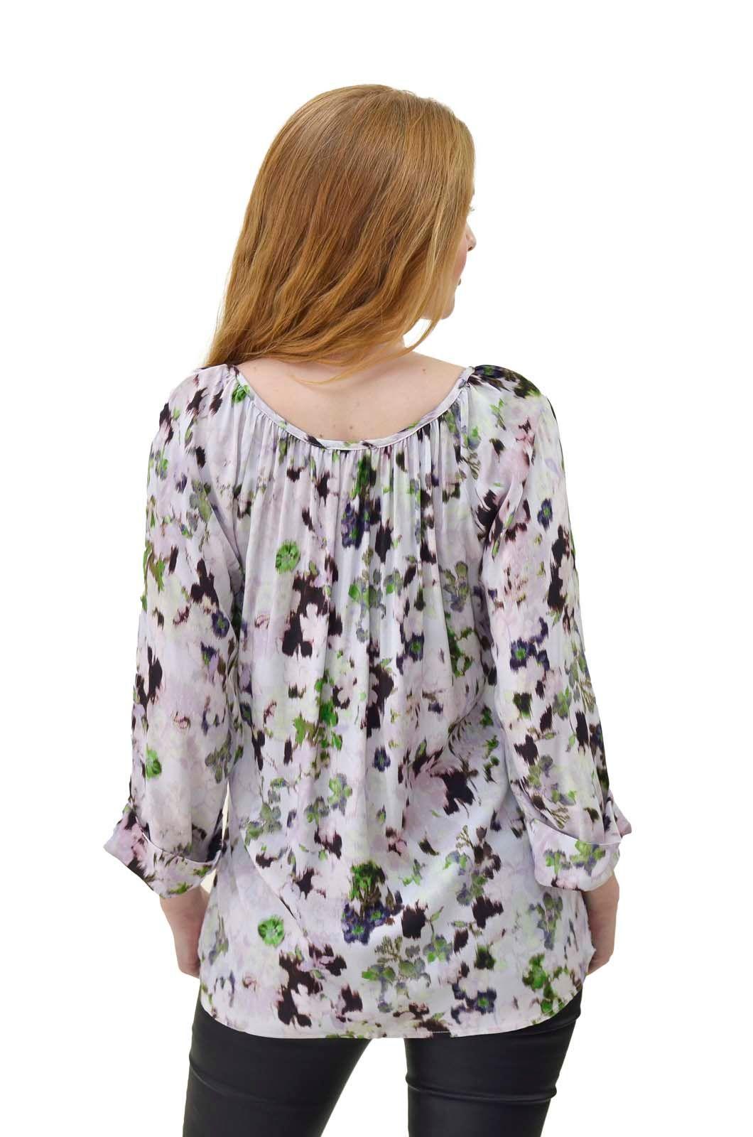 Blusa estampada verde Alexandra Cid-2
