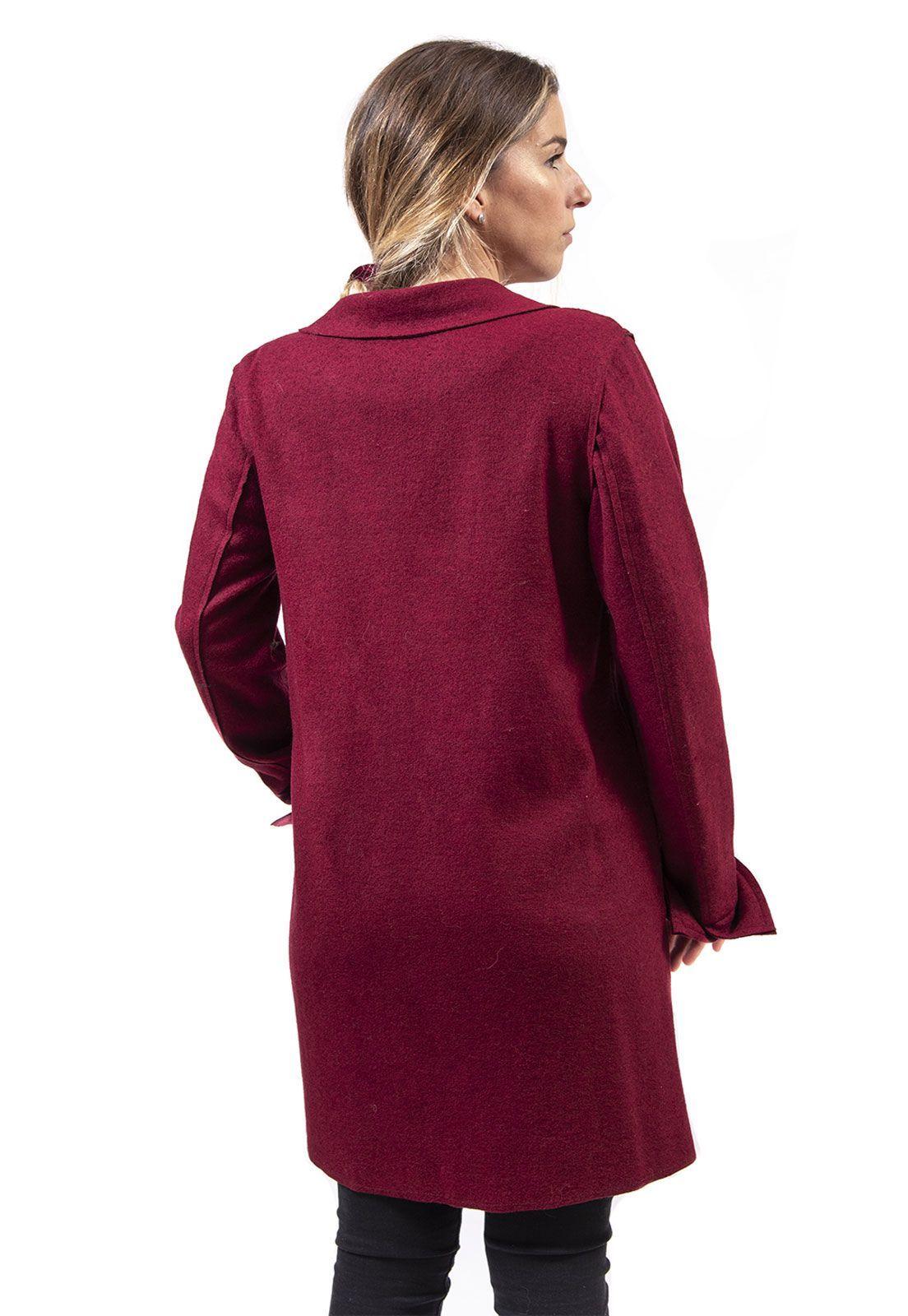 Tapado Overside Burgundy Alexandra Cid-2