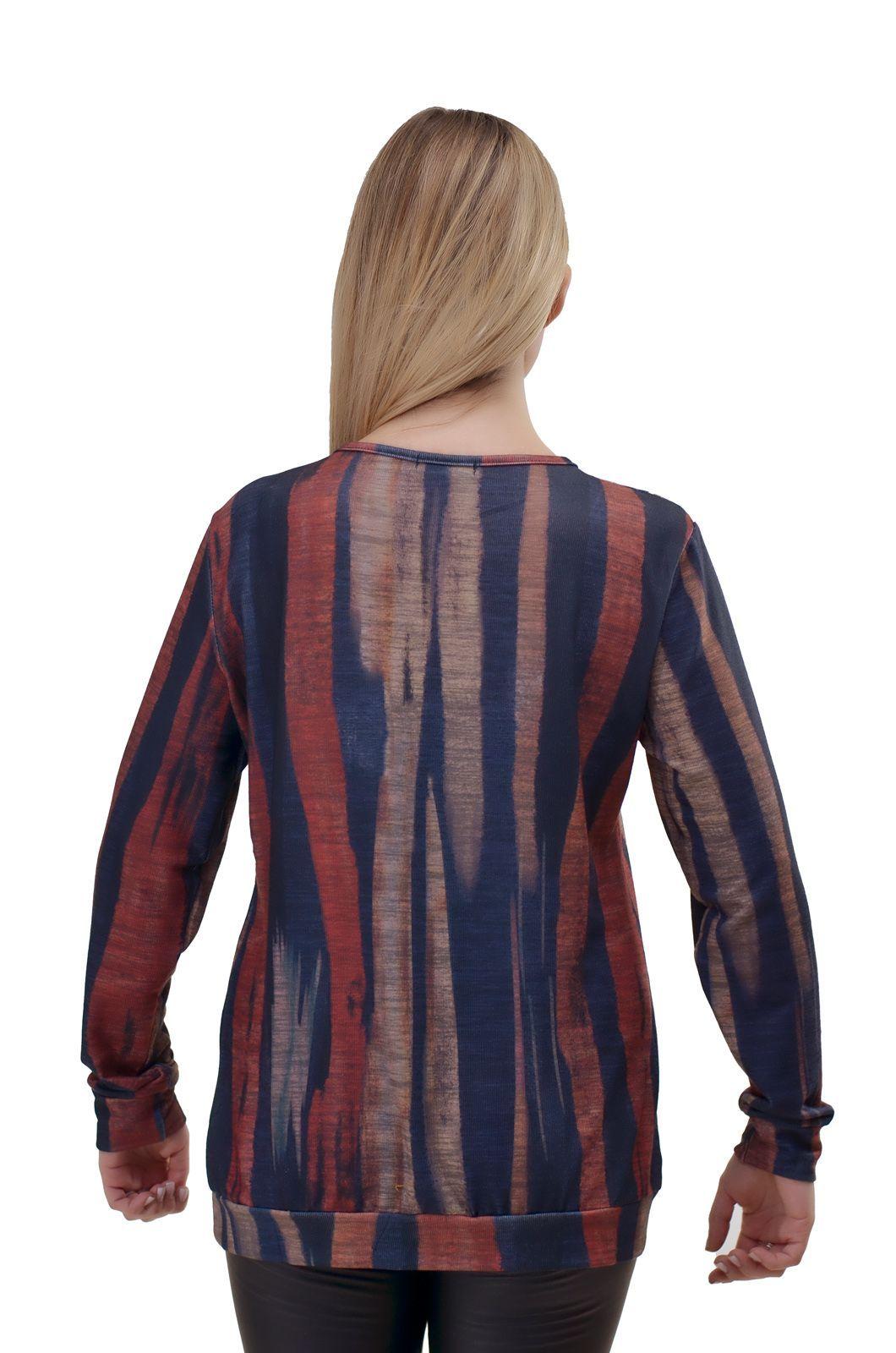 Polera Listada Pretina Rojo Alexandra Cid-2