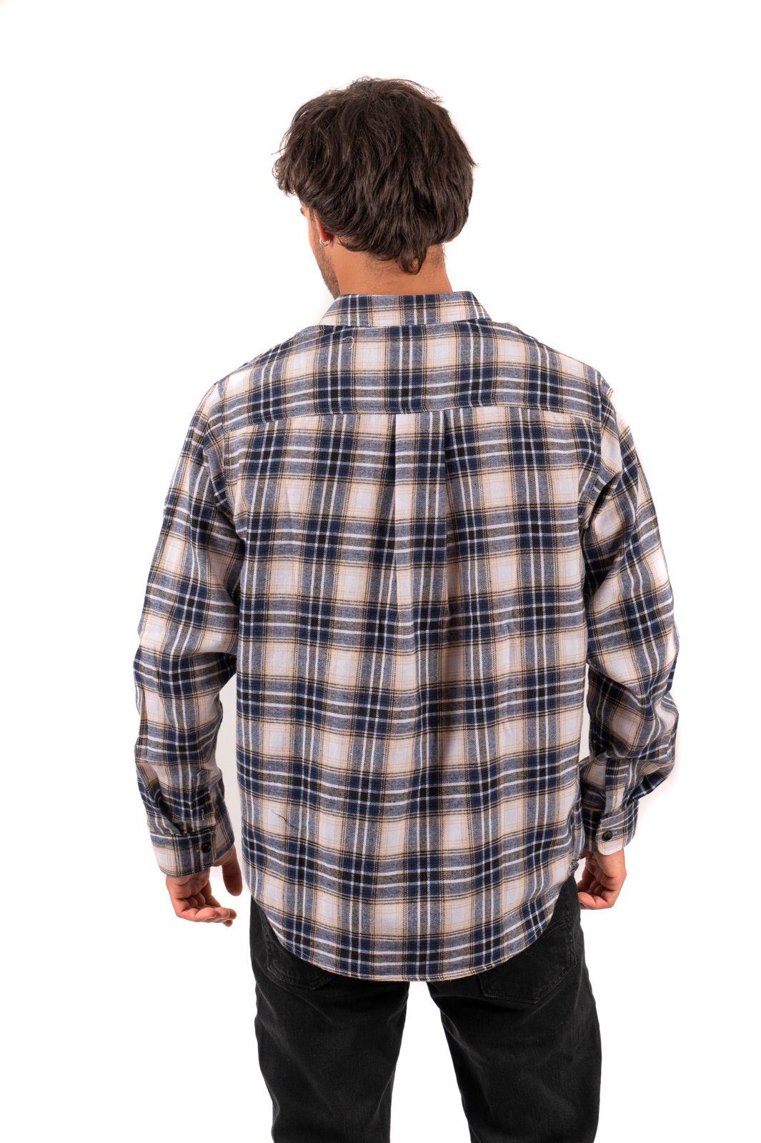 Camisa Leñadora azul Local crew-2