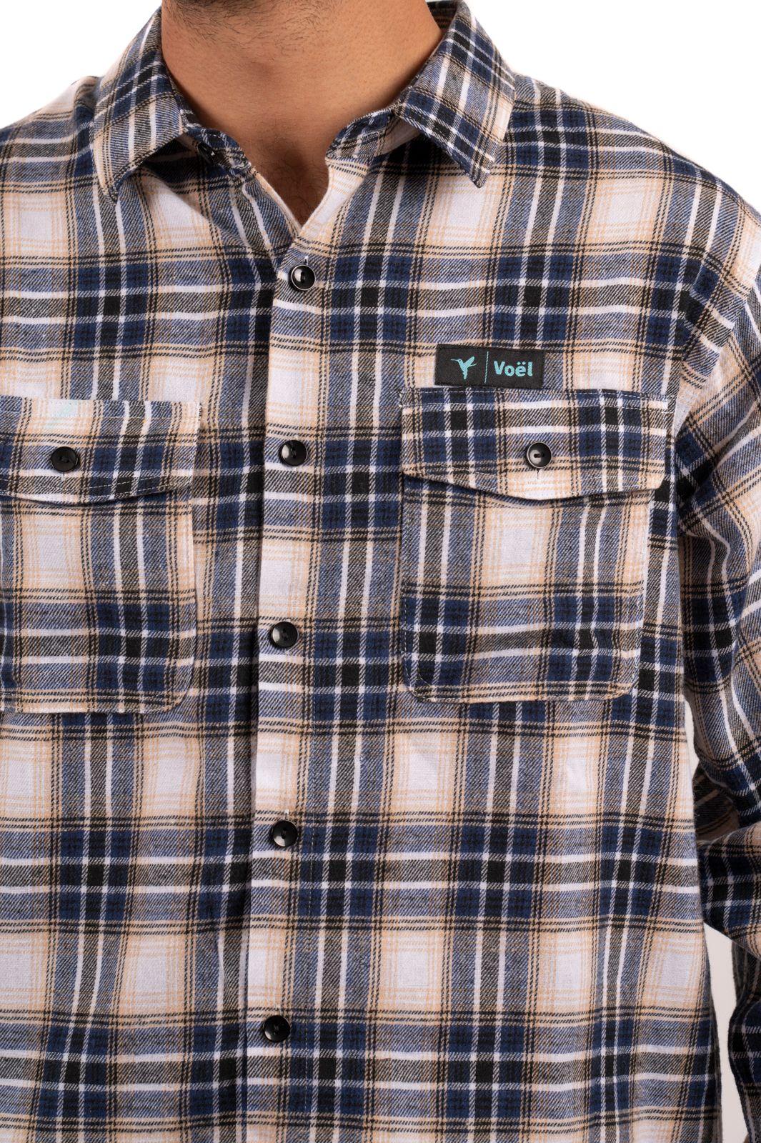 Camisa Leñadora azul Local crew-1