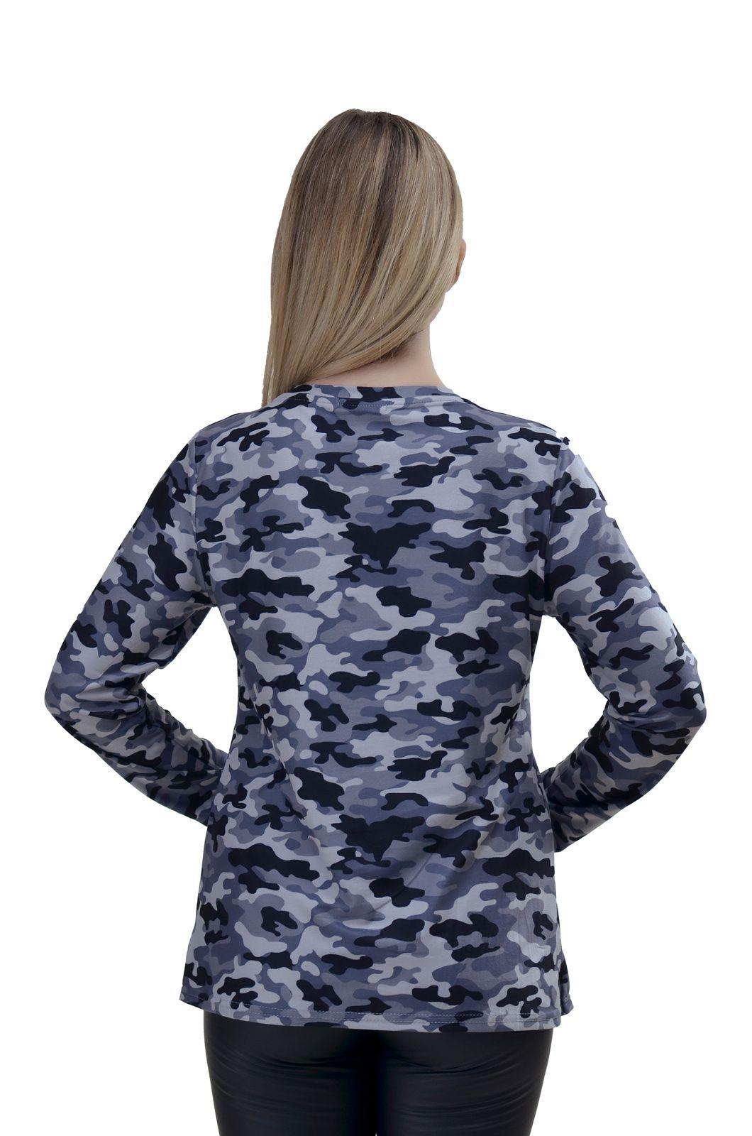 Polera Militar gris Alexandra Cid-2