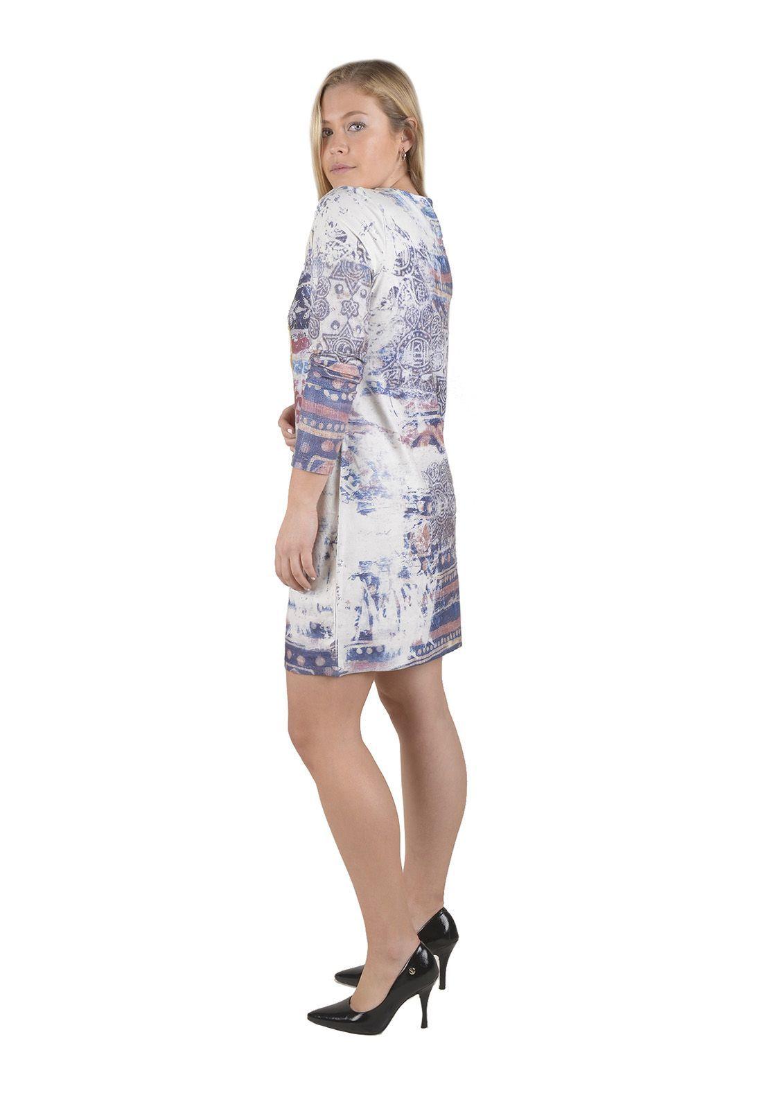 Vestido Suede Tachas Crudo Alexandra Cid-2