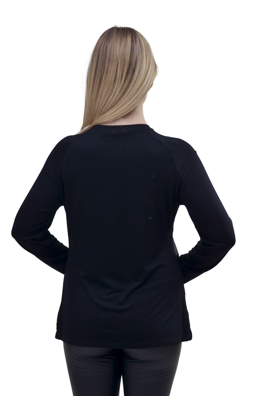 Polera Satin Negro Alexandra Cid-2