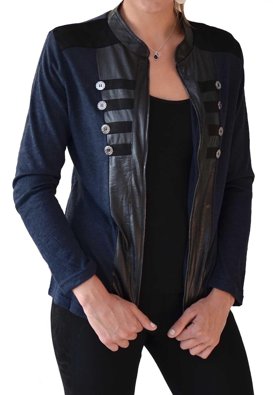 Chaqueta Nova Stile Azul Alexandra Cid-0