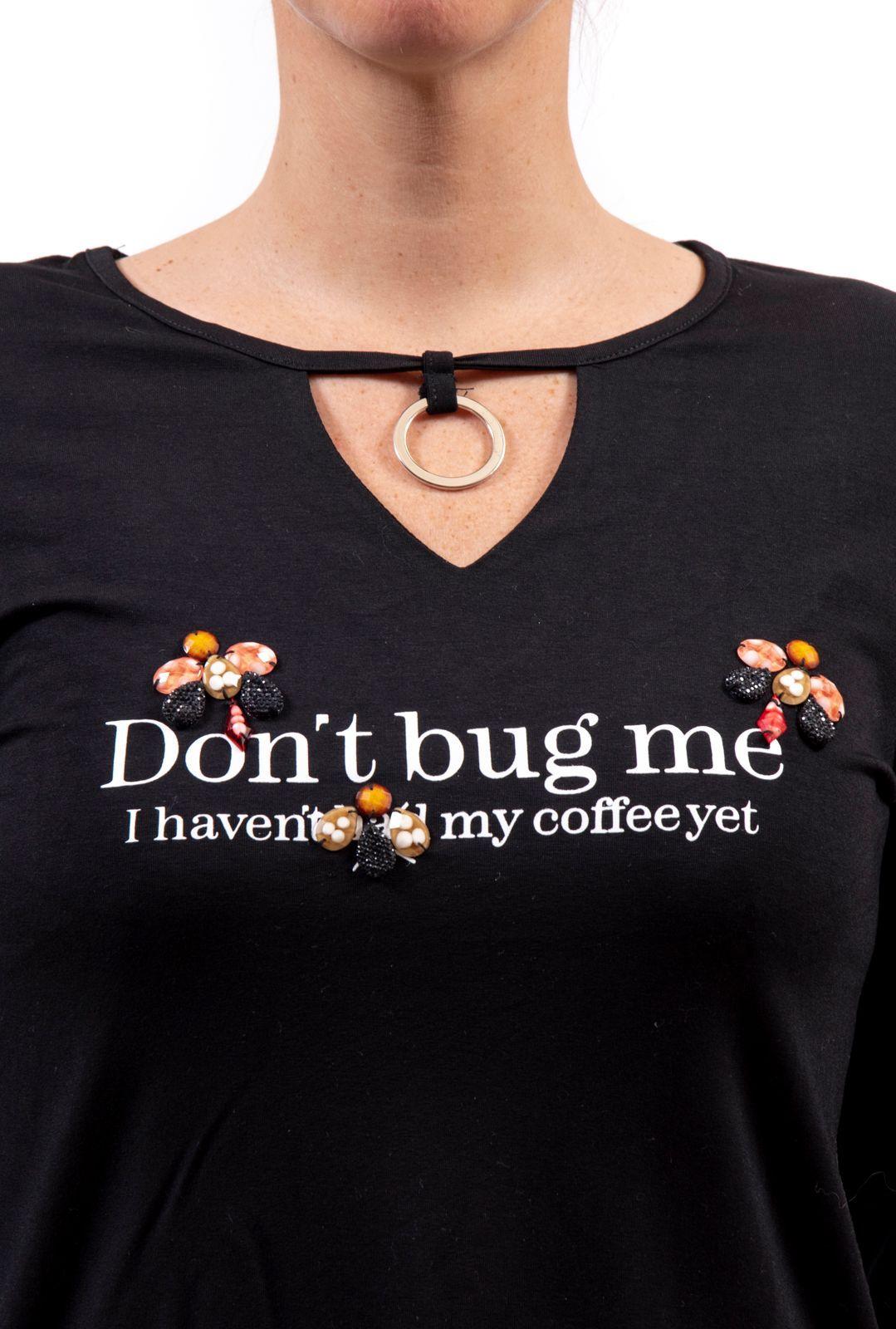 Polera Coffee Negro Alexandra Cid-2